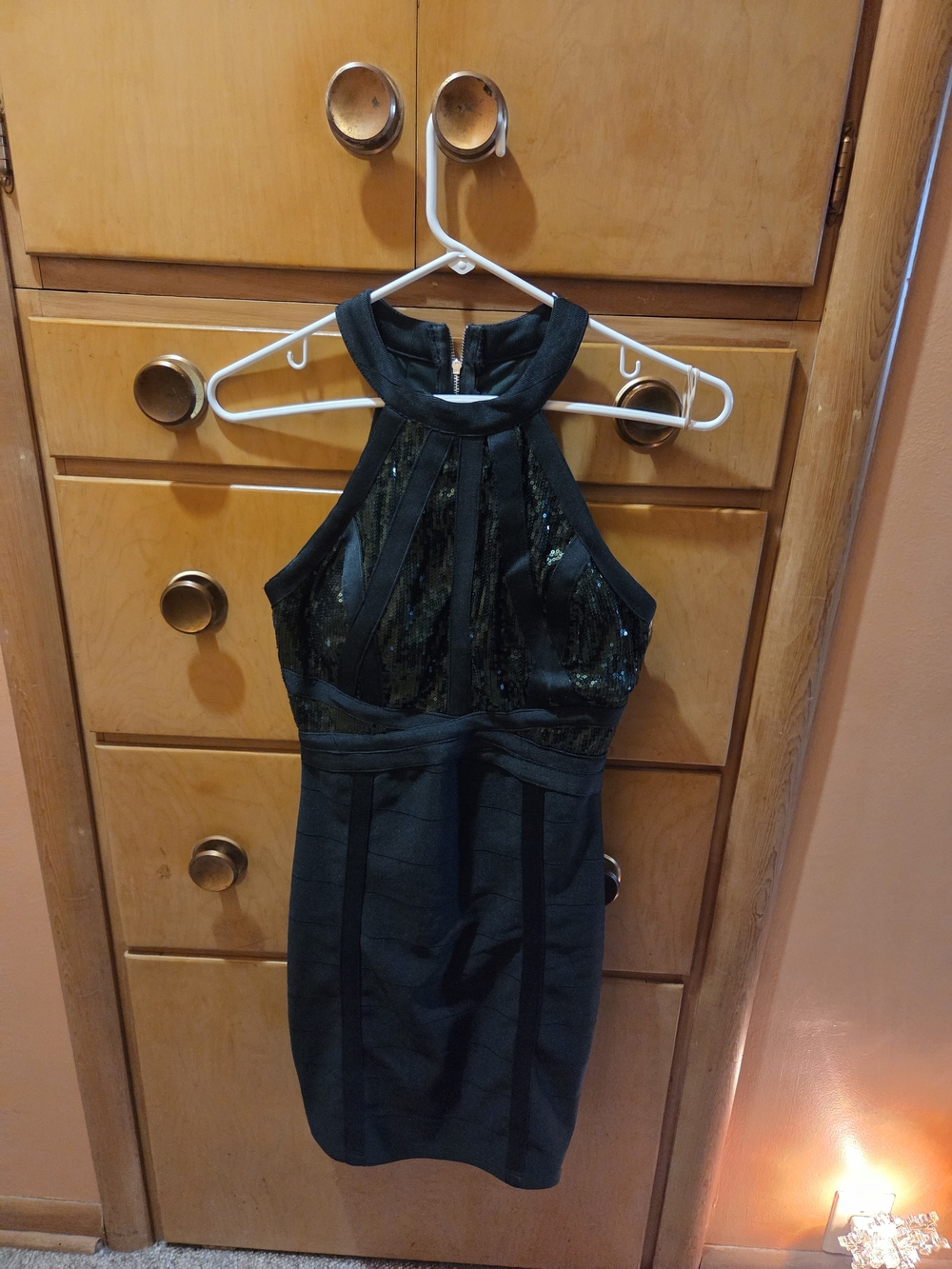 Haute Monde Green Cocktail Dress